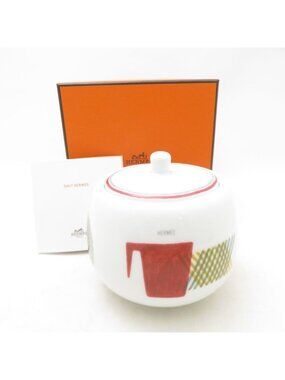 Hermes Sugar Pot Box with Lid